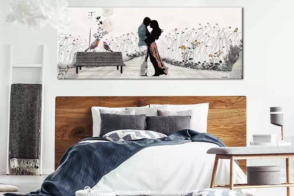 بررسی نکته‌های مهم برای انتخاب طرح کاغذ دیواری اتاق خواب زن و شوهر